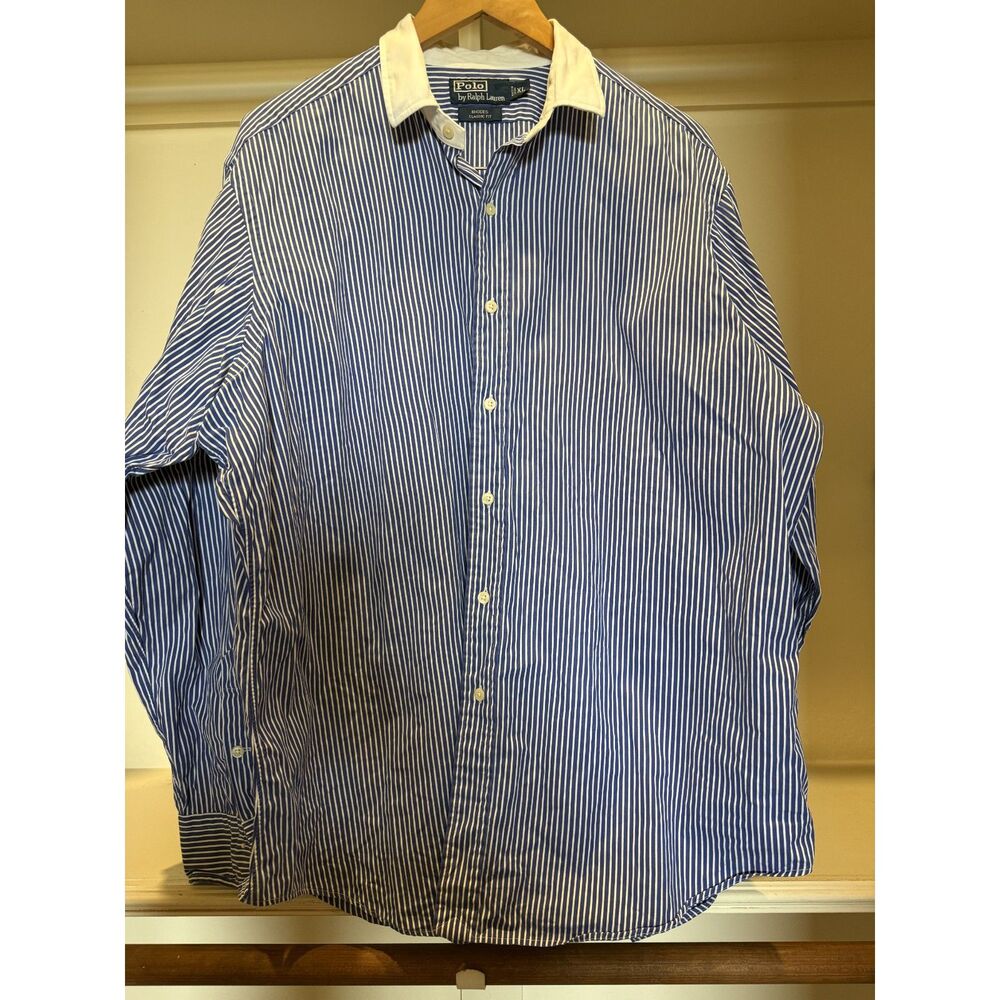 Polo Ralph Lauren XL Rhodes Classic Fit Button Down Shirt 100% Cotton